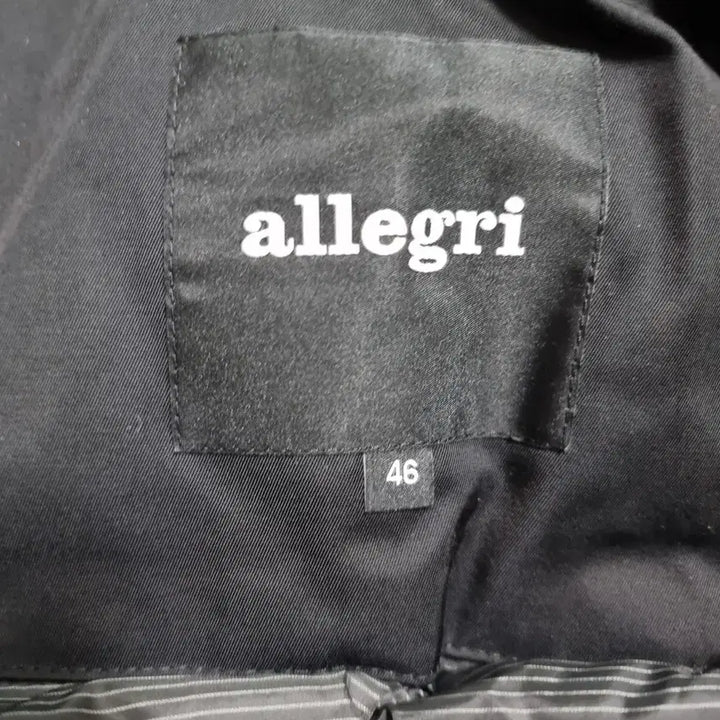 [BUNJANG] Allegri Goose Down Jacket Black Size 46 / 알레그리 구스다운 거위털 블랙 사이즈 46(95)