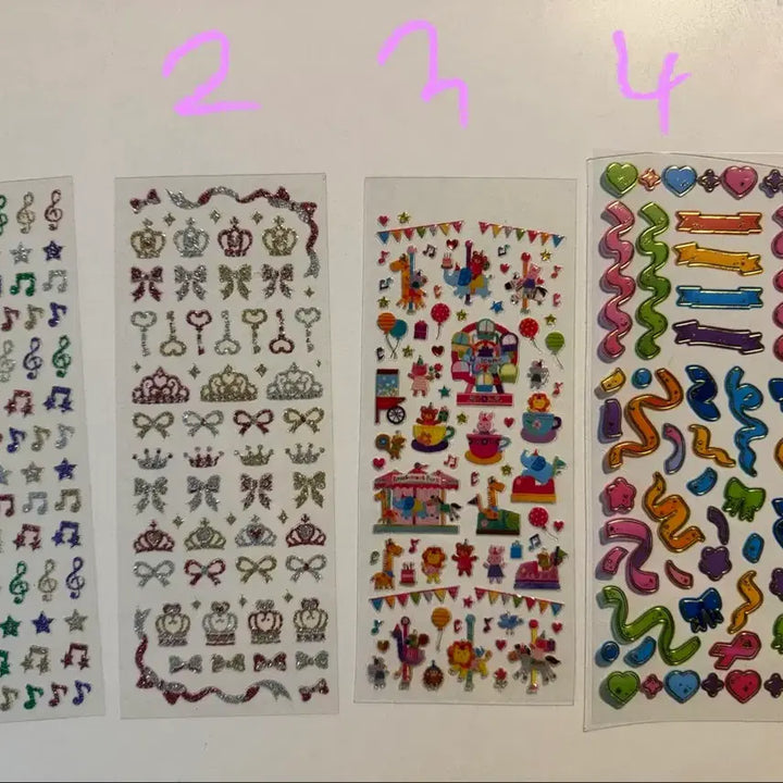 [BUNJANG] Vintage Sticker Set / 고전/다꾸 스티커 판매  고전문구  고전스티커