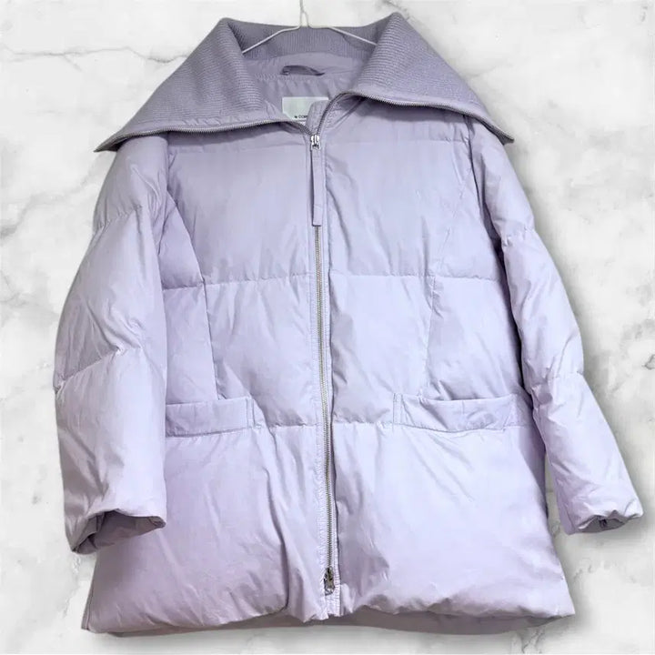 [BUNJANG] 르꼬르망 Light Purple Duck Down High Neck Jumper / 르꼬르망 연보라 오리털 덕다운 하이넥 점퍼 프리 사이즈(556677정도)