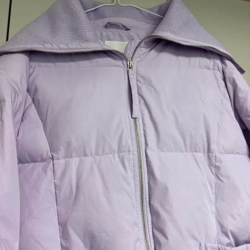 [BUNJANG] 르꼬르망 Light Purple Duck Down High Neck Jumper / 르꼬르망 연보라 오리털 덕다운 하이넥 점퍼 프리 사이즈(556677정도)