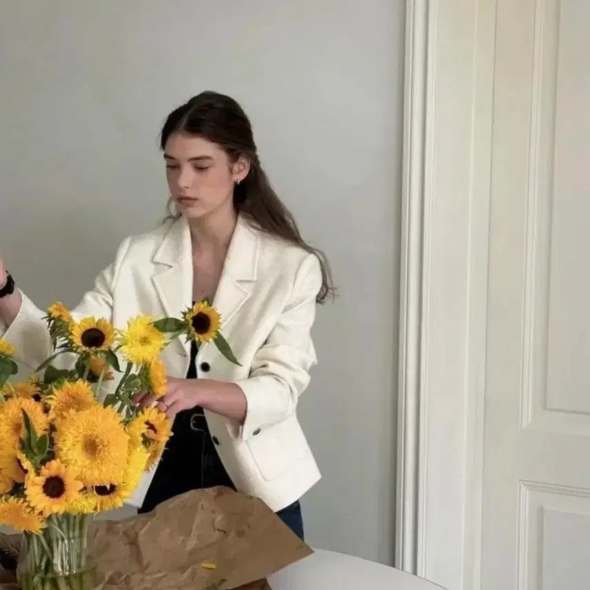 [BUNJANG] Archive J2U Audrey Tweed Jacket / 새상품)아카이브제이투유 부클 트위드 오드리 자켓