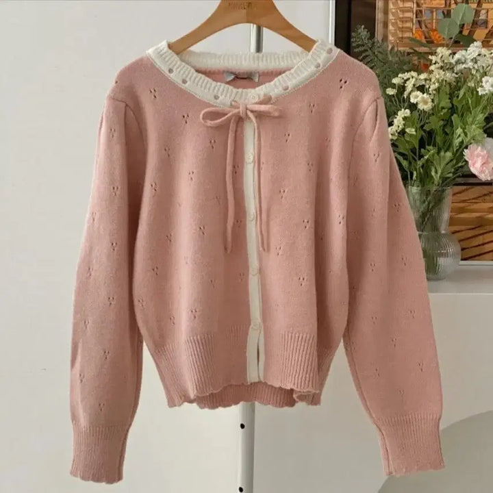 [BUNJANG] Pink Cardigan / (새상품) 핑크 가디건 처분합니다