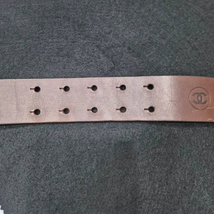 [BUNJANG] CHANEL Leather Belt / CHANEL 샤넬 정품 여성 브라운 가죽 벨트