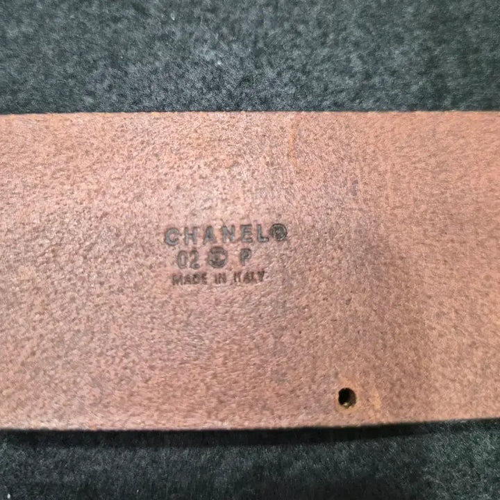 [BUNJANG] CHANEL Leather Belt / CHANEL 샤넬 정품 여성 브라운 가죽 벨트