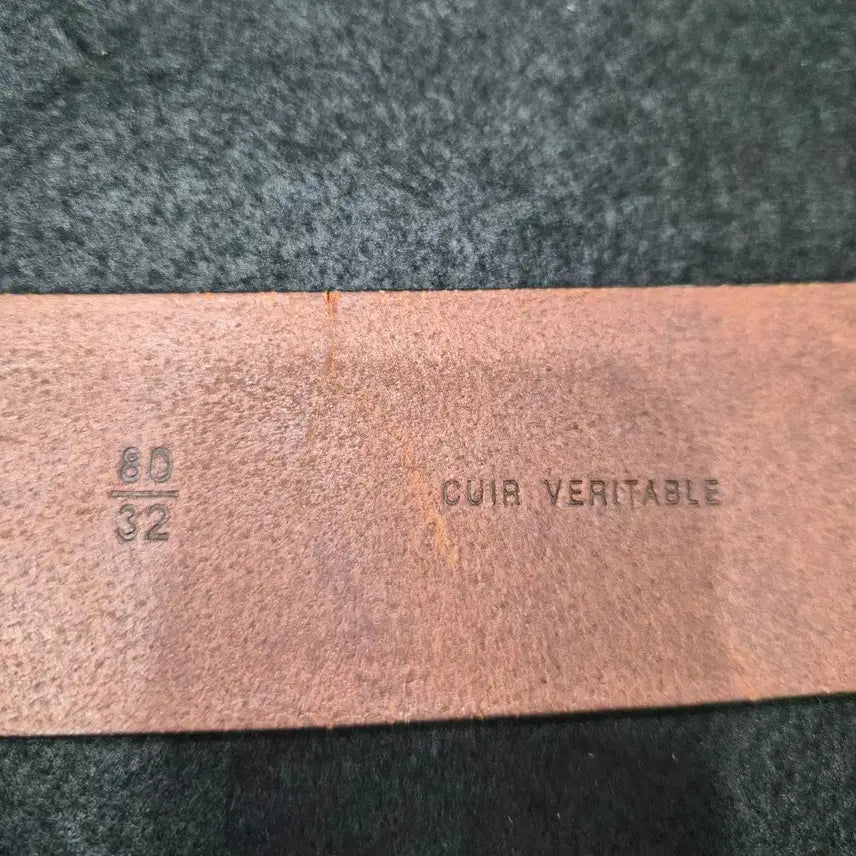 [BUNJANG] CHANEL Leather Belt / CHANEL 샤넬 정품 여성 브라운 가죽 벨트