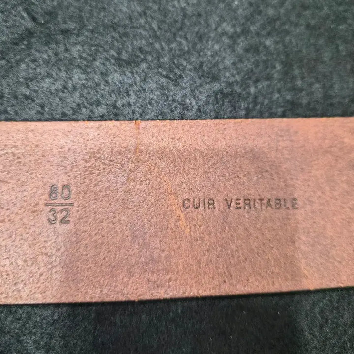 [BUNJANG] CHANEL Leather Belt / CHANEL 샤넬 정품 여성 브라운 가죽 벨트