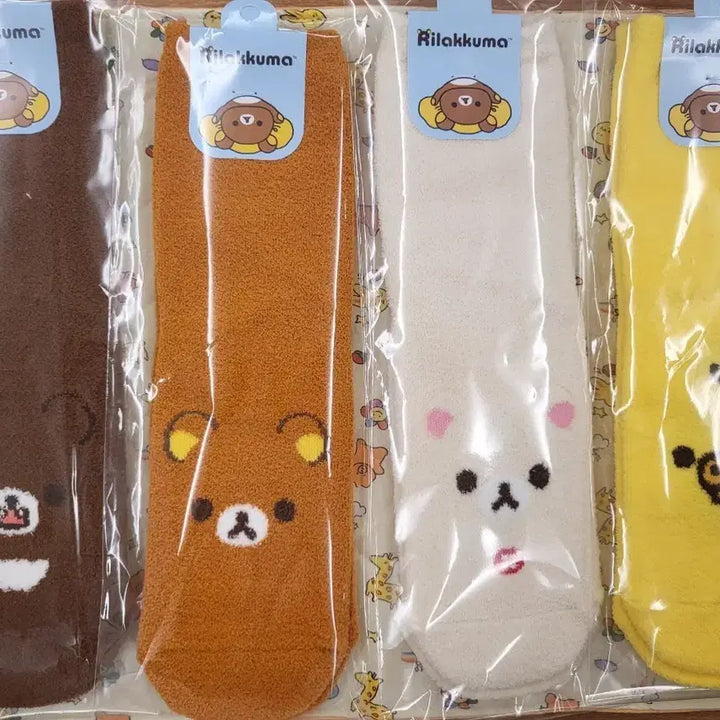 [BUNJANG] Rilakkuma Character Sleep Socks / 리락쿠마 캐릭터 수면양말