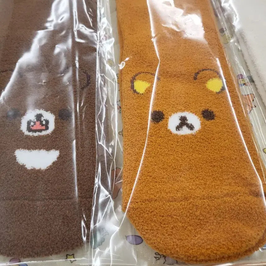 [BUNJANG] Rilakkuma Character Sleep Socks / 리락쿠마 캐릭터 수면양말
