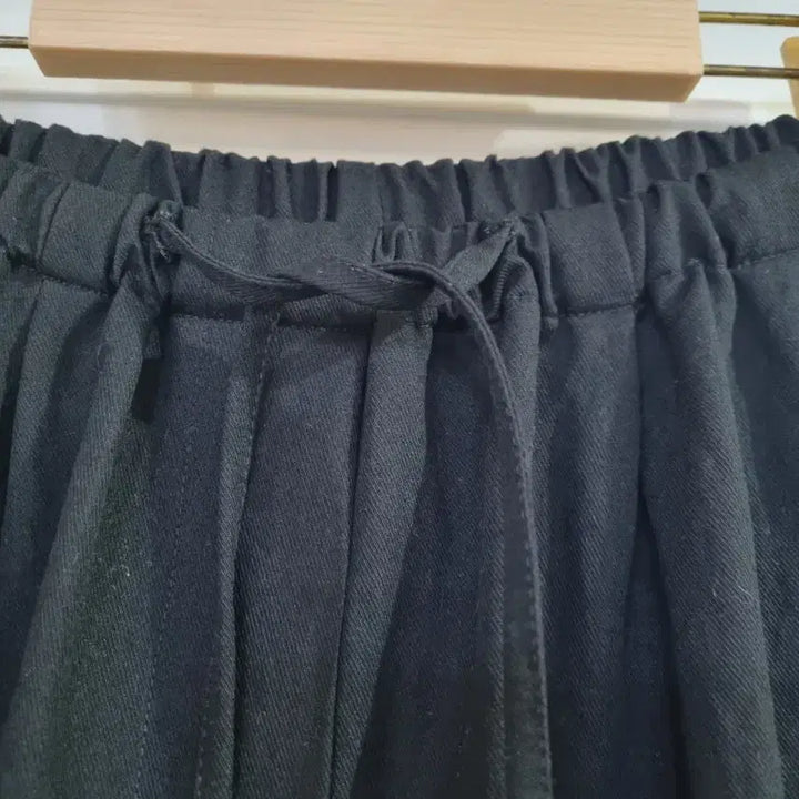 [BUNJANG] Black Wide Leg Trousers / 봄 여름  검정  와이드. 면. 통바지. 깨끗해요. 77까지