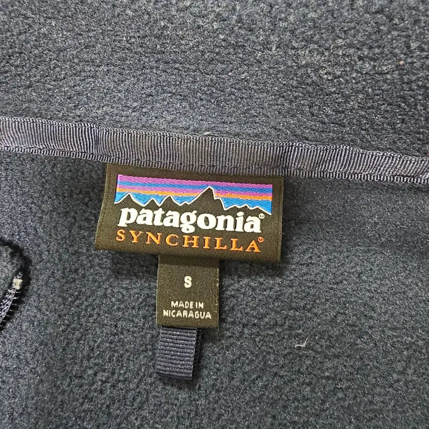 [BUNJANG] Patagonia Classic Synchilla Half Zip Fleece Jacket / 파타고니아 클래식 신칠라 / 네이비 / S
