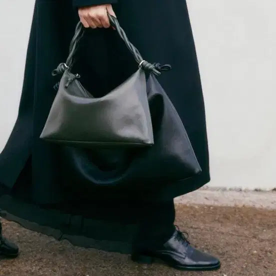 [BUNJANG] Massimo Dutti Leather Tote Bag / 마시모두띠 소가죽 가방