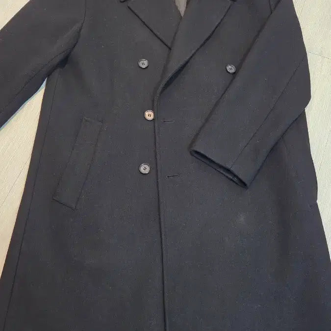 [BUNJANG] UnOutFit Unisex Wide Collar Oversized Wool Coat M / [ 울 50% ] 언아웃핏 유니섹스 와이드 카라 오버핏 더블 울 코트 M