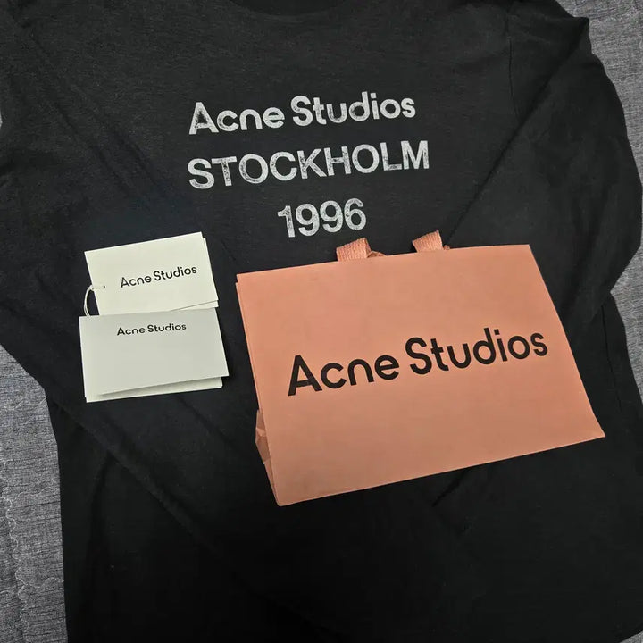 [BUNJANG] Acne Studios Logo Long Sleeve / [XL] 아크네 스튜디오 로고 롱슬리브