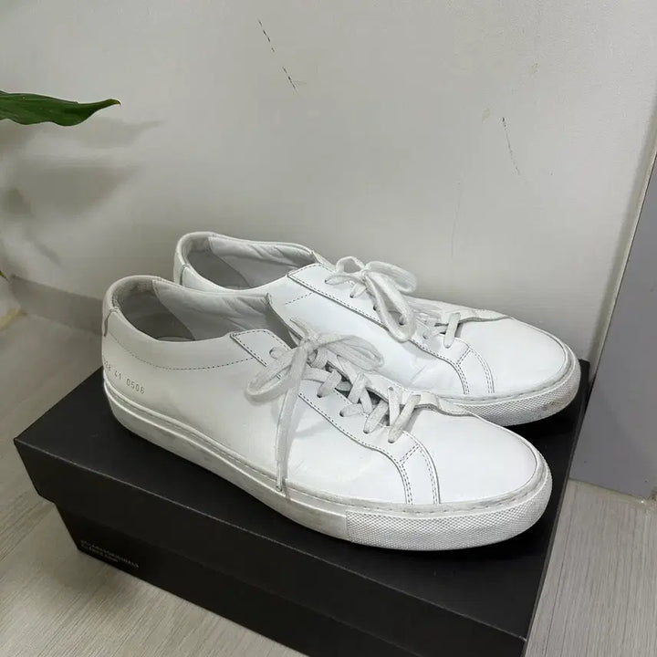 [BUNJANG] Common Projects Achilles Low White Sneakers / [270/41] 커먼 프로젝트 오리지날 아킬레스 로우 화이트 스니커즈