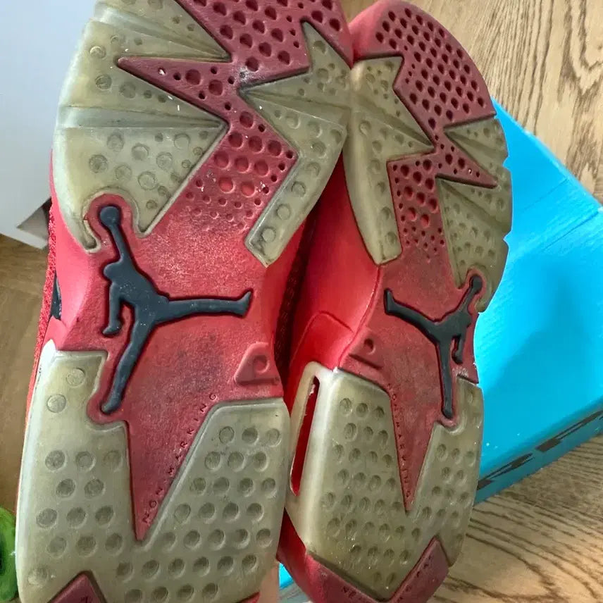 [BUNJANG] Nike Jordan Flyknit Elevation Red Sneakers / 나이키 조던 플라이니트 엘리베이션 레드 225mm ao1538-601