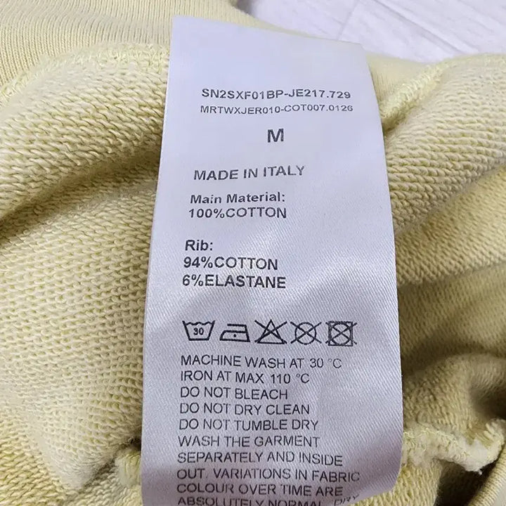 [BUNJANG] SUNNEI Hoodie - Light Yellow - Size M / SUNNEI 연노랑 후드티