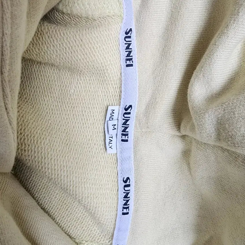 [BUNJANG] SUNNEI Hoodie - Light Yellow - Size M / SUNNEI 연노랑 후드티