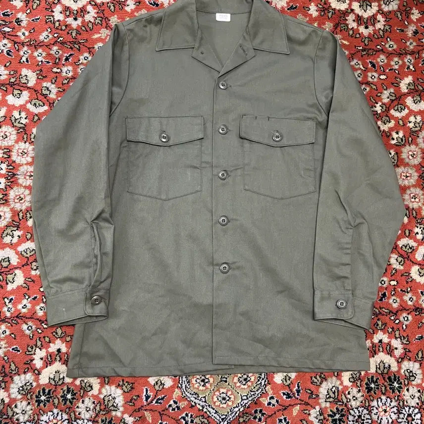 [BUNJANG] US Army OG-507 Utility Shirt / [15 1/2] 미군 오리지널 OG-507 유틸리티 셔츠