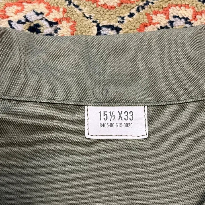 [BUNJANG] US Army OG-507 Utility Shirt / [15 1/2] 미군 오리지널 OG-507 유틸리티 셔츠