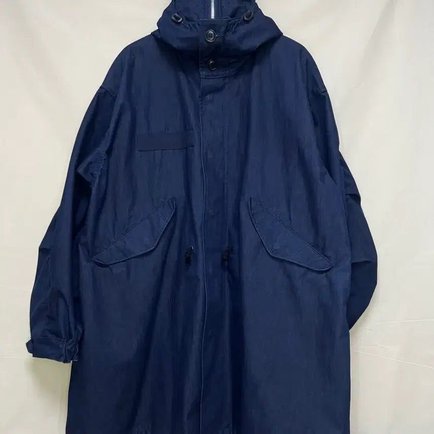 [BUNJANG] CP Company Junya Watanabe Denim Fish Tail Coat / 준야와타나베 x CP컴퍼니 데님 라미네이트 피쉬테일