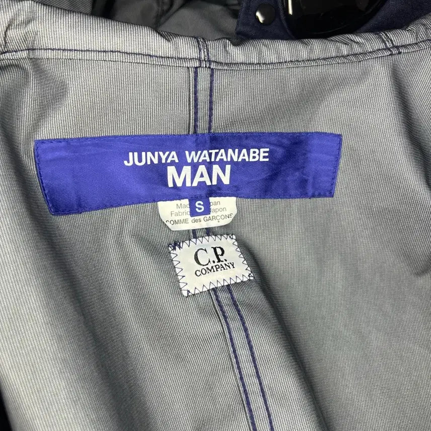 [BUNJANG] CP Company Junya Watanabe Denim Fish Tail Coat / 준야와타나베 x CP컴퍼니 데님 라미네이트 피쉬테일