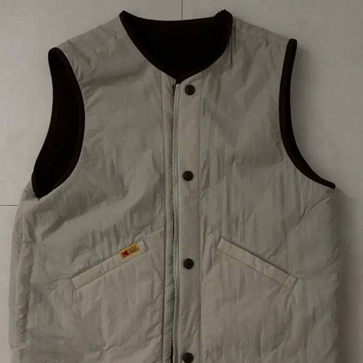 [BUNJANG] Kodak Brown Reversible Vest / 코닥 브라운 양면조끼