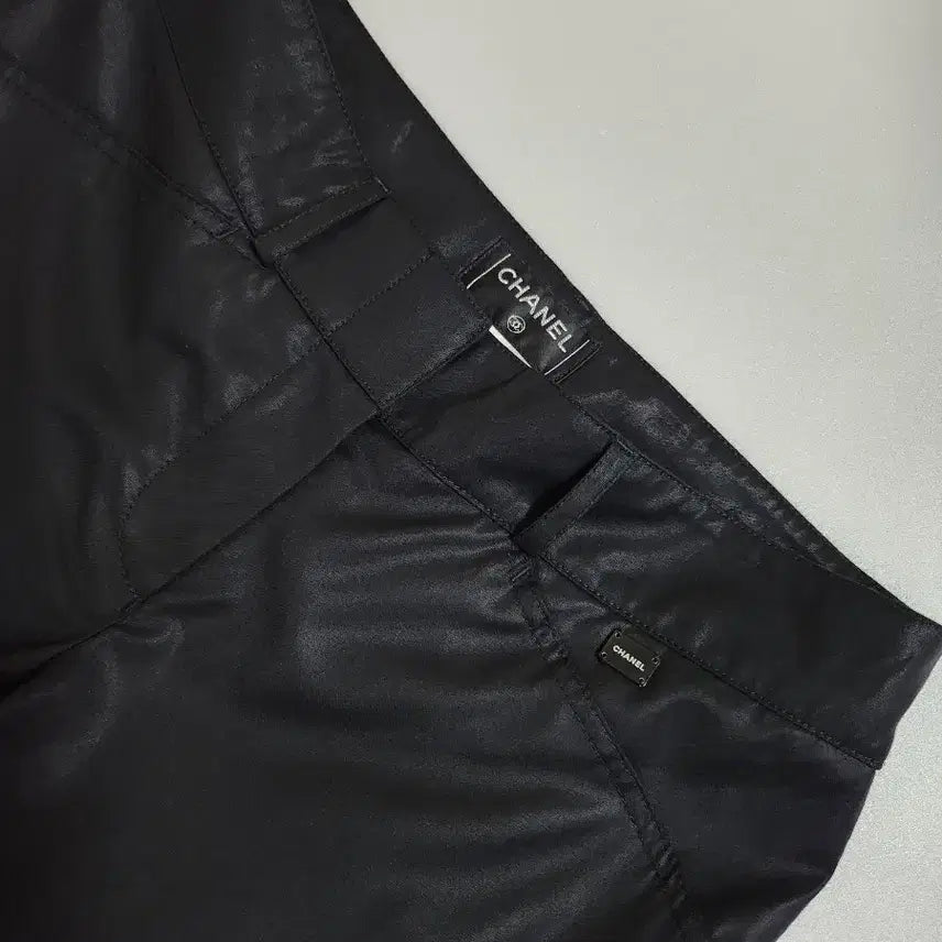[BUNJANG] Chanel Black Slacks Pants / 샤넬 블랙 슬랙스 바지