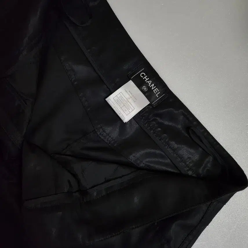 [BUNJANG] Chanel Black Slacks Pants / 샤넬 블랙 슬랙스 바지
