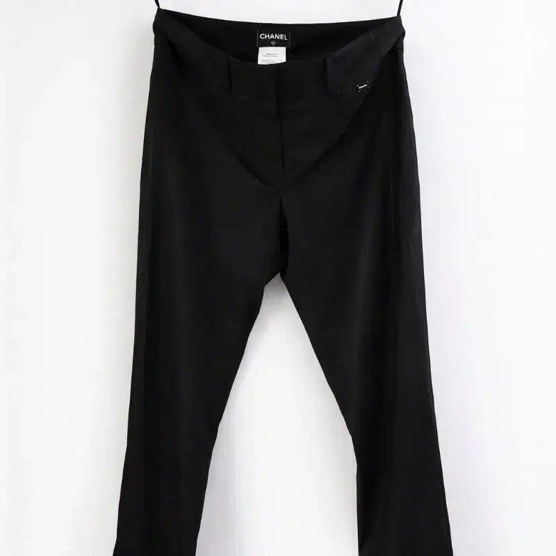 [BUNJANG] Chanel Black Slacks Pants / 샤넬 블랙 슬랙스 바지