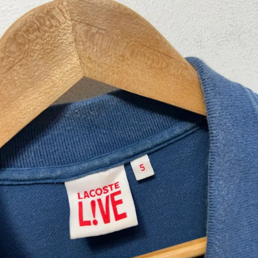 [BUNJANG] Lacoste Live Navy Gradation Short Sleeve Polo Shirt XL / 라코스테 LIVE 네이비 그라데이션 반팔 카라티 XL