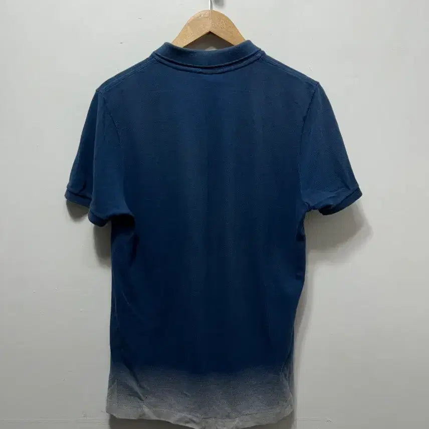 [BUNJANG] Lacoste Live Navy Gradation Short Sleeve Polo Shirt XL / 라코스테 LIVE 네이비 그라데이션 반팔 카라티 XL