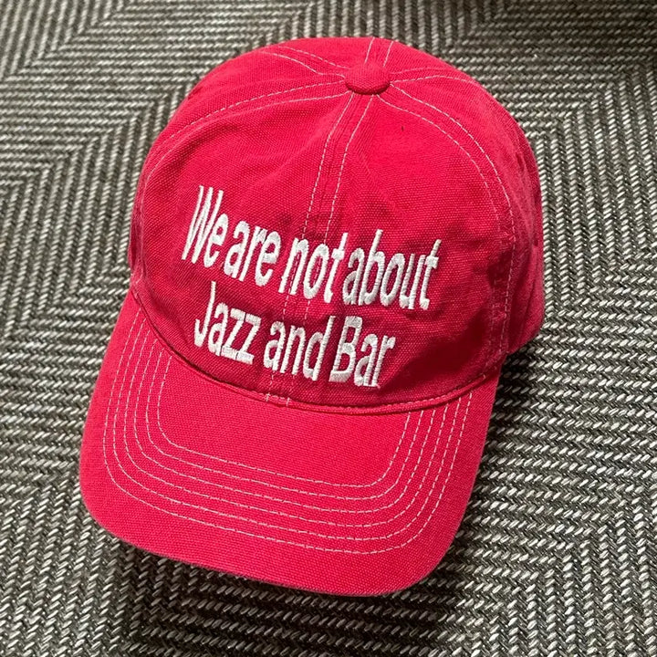 [BUNJANG] Jazz and Bar Red Cap / 재즈앤바 볼캡 모자 레드