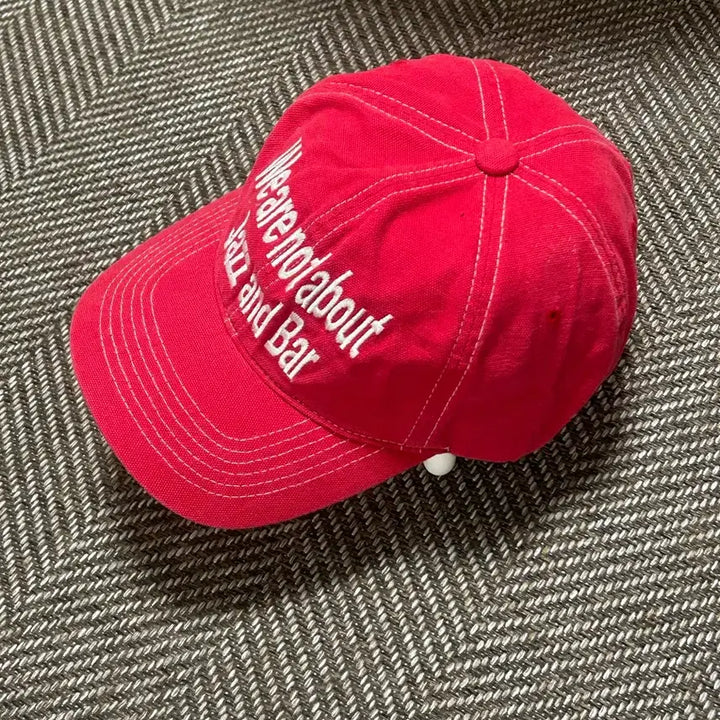 [BUNJANG] Jazz and Bar Red Cap / 재즈앤바 볼캡 모자 레드