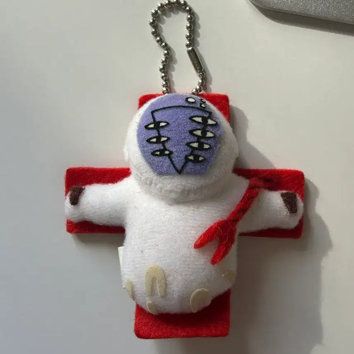 [BUNJANG] Evangelion Rei Ayanami Vintage Plush Keychain / 에반게리온 릴리스 고전 누이 인형 키링