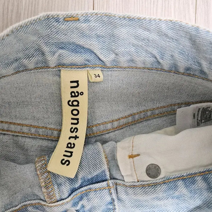 [BUNJANG] TOM GREYHOUND Roll-up Denim Jeans / 톰그레이하운드 정품 롤업 연청 데님