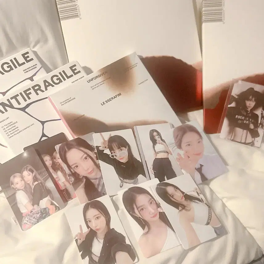 [BUNJANG] LE SSERAFIM Album Bundle Set Photocard / (일괄)르세라핌 굿즈 앨범 포카 급처