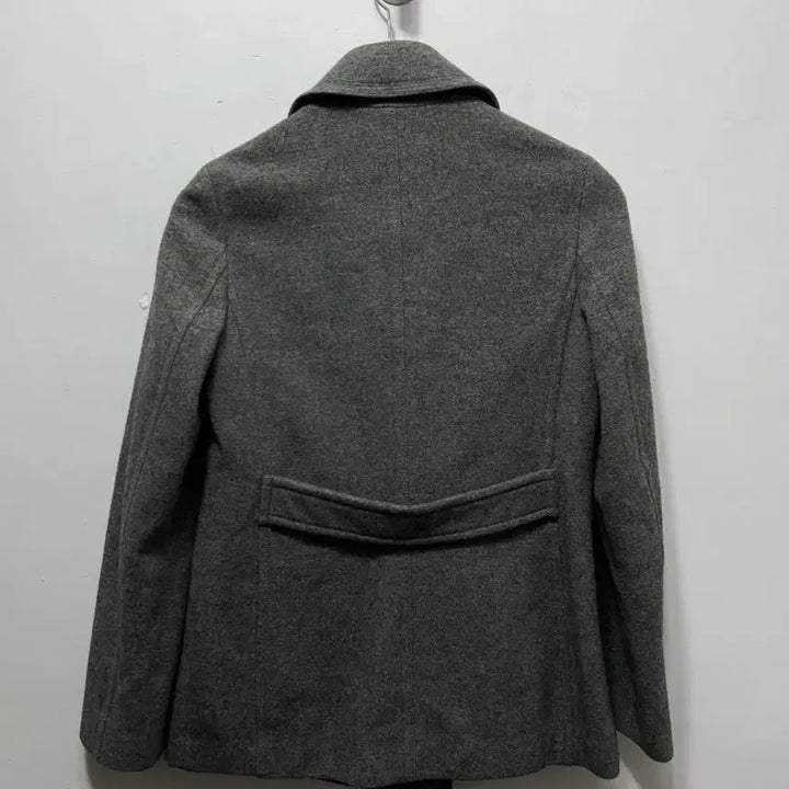 [BUNJANG] Hazzys Gray Double Button Short Coat (Size 55) / 헤지스 더블 버튼 회색 숏 코트 55