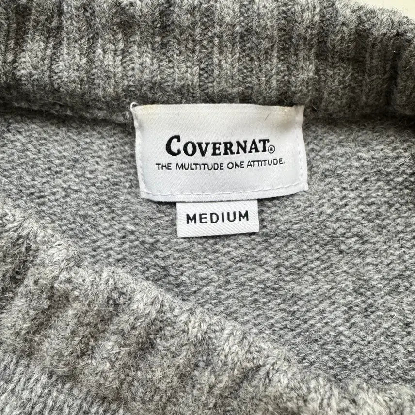 [BUNJANG] Covernat Gray Knit Sweater / 커버낫 니트