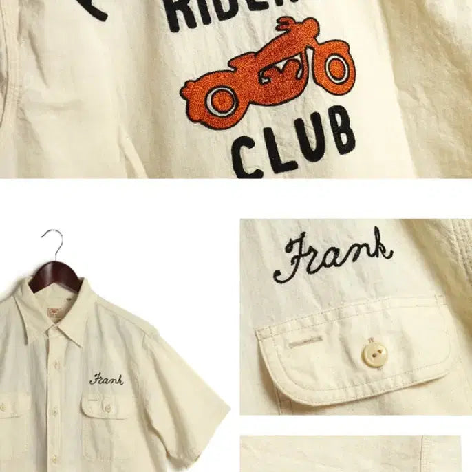[SOLD OUT] [xxl]슈가케인 샴브레이 반팔 워크셔츠