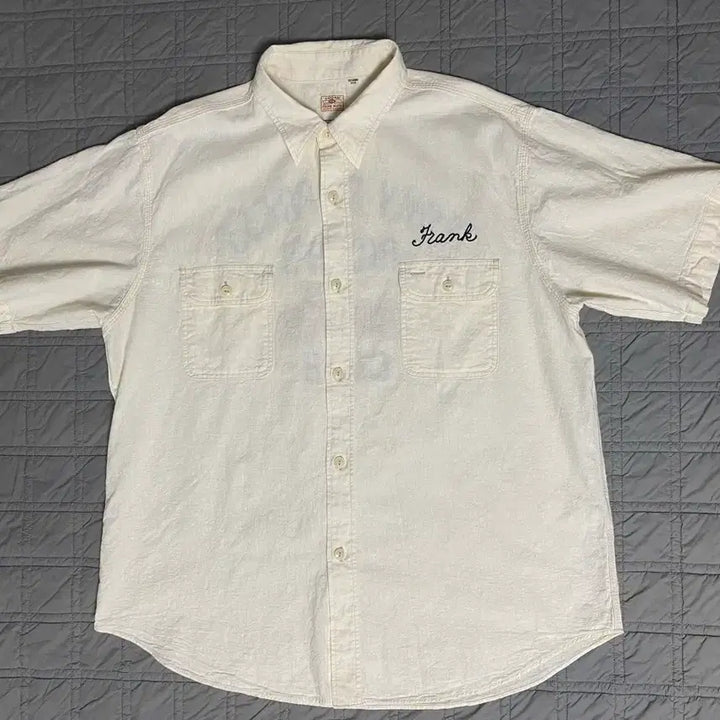 [SOLD OUT] [xxl]슈가케인 샴브레이 반팔 워크셔츠