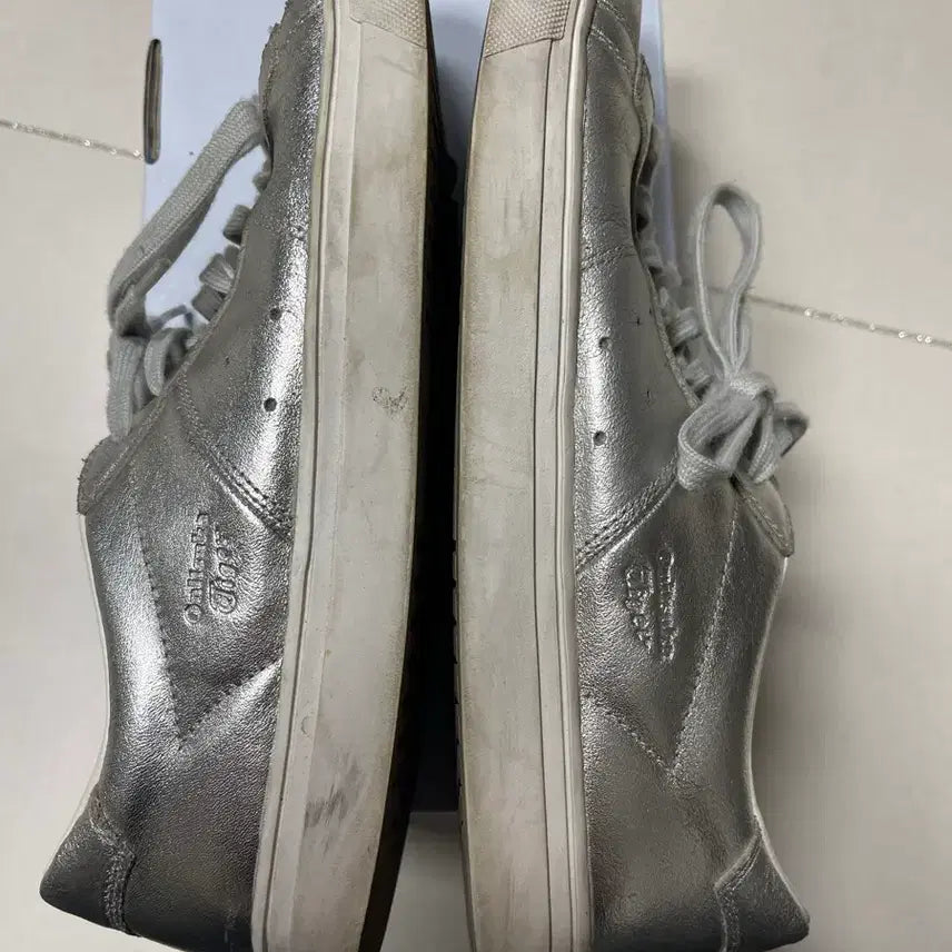 [BUNJANG] Onitsuka Tiger Lawship 2.0 Silver Sneakers / 오니츠카 타이거 론쉽 2.0 실버 270