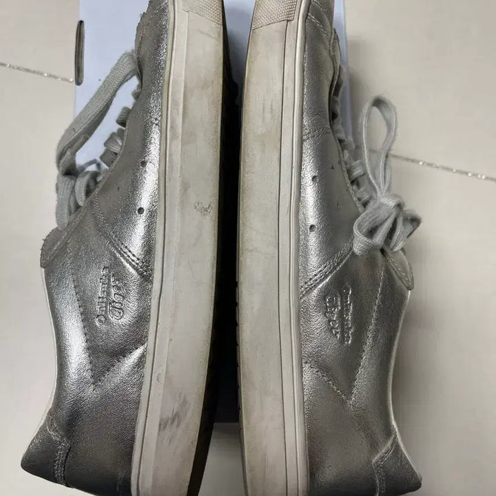 [BUNJANG] Onitsuka Tiger Lawship 2.0 Silver Sneakers / 오니츠카 타이거 론쉽 2.0 실버 270