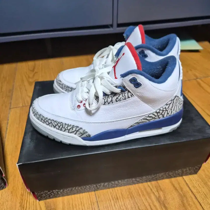 [BUNJANG] Jordan 3 OG True Blue 2016 Wizard Shoes / 조던3 OG 트루블루 2016 위저드 255사이즈