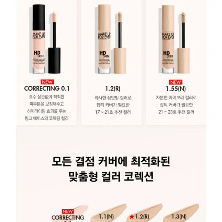[BUNJANG] Makeup Forever HD Skin Concealer 0.1 / 메이크업포에버 HD스킨 컨실러 0.1