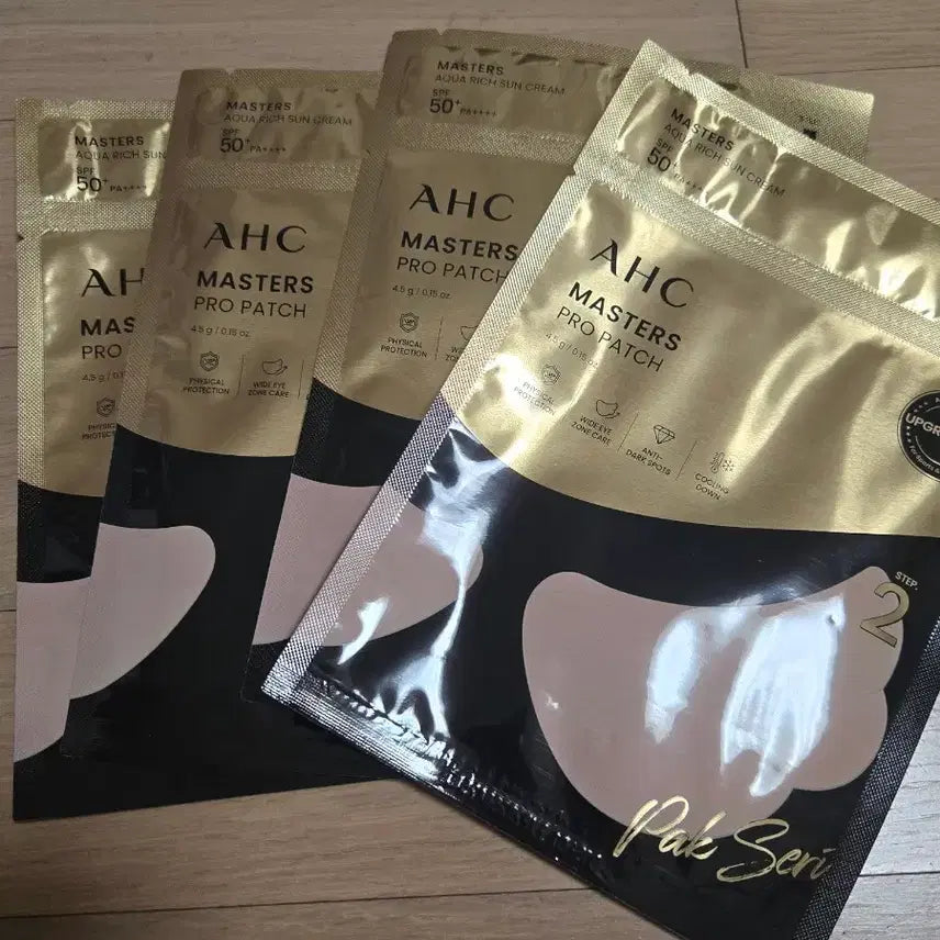 [BUNJANG] AHC Masters Pro Patch 2-Step Eye Patch (Bundle) / (4회분 일괄) AHC 마스터즈 프로 패치 2스텝 박세리 아이패치