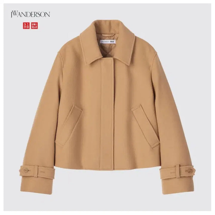 [BUNJANG] Uniqlo JW Anderson Wool Blend Short Jacket / JW앤더슨 유니클로 콜라보 울 블렌드 숏 자켓