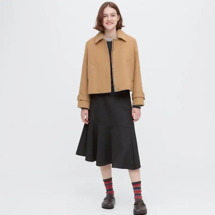[BUNJANG] Uniqlo JW Anderson Wool Blend Short Jacket / JW앤더슨 유니클로 콜라보 울 블렌드 숏 자켓