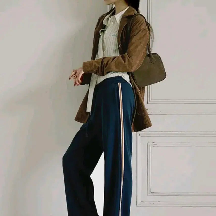 [BUNJANG] LOVLOV Suede Single Jacket Brown / LOVLOV 스웨이드 싱글 자켓 브라운