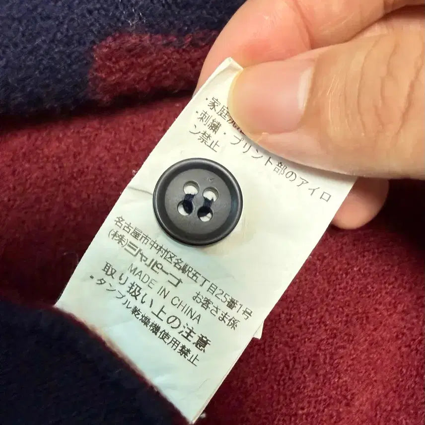 [BUNJANG] CLANDLAKE 90s Japan Vintage Embroidered Wool Vest / CLANDLAKE 클랜드레이크 90s 재팬 빈티지 자수 울 베스트 (M)