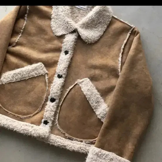 [BUNJANG] Liv Suede Mouton Jacket / 리브 스웨이드 무스탕 *새상품